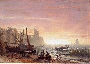 Albert Bierstadt The_Fishing_Fleet Germany oil painting artist